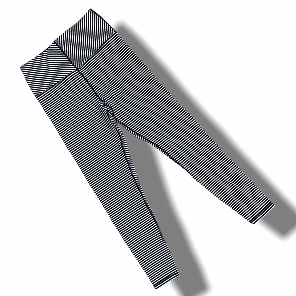 NWOT Glyder Farther 7/8 Striped Tights Small New